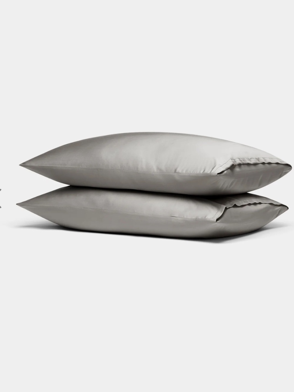 Cozy Earth King Bamboo Pillowcases – Gray –  Set of 2